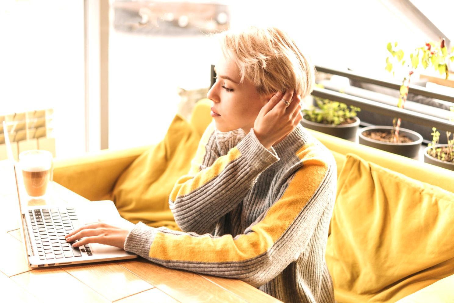 Financial planning workspace with calculator and documents